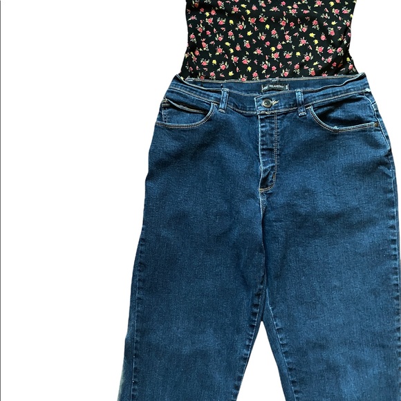 Lee Relaxed Fit 1889, Lee Dark Wash Denim Jeans, Lee Denim Pants, Womens Jeans - Picture 2 of 14